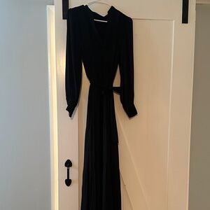 Banana Republic Elegant Black Maxi Dress
